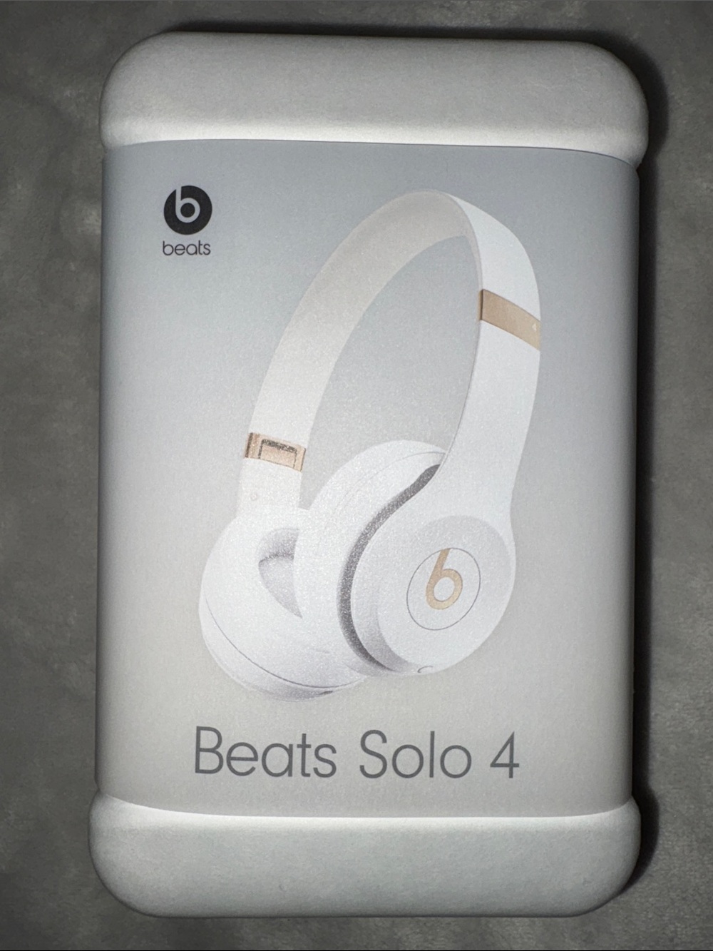 Beats by Dre Beats Solo 4 White with Gold Accents